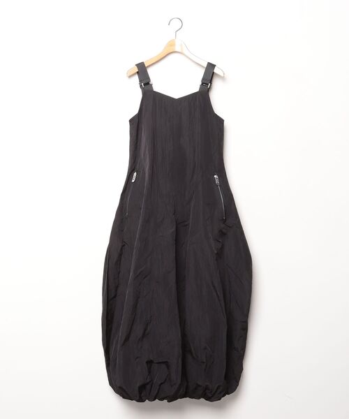 【UN3D.】 サロペット UN3D.（アンスリード） サロペットスカート 38 ブラック レディース