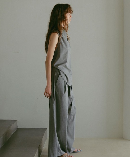 「ETRE TOKYO」 オールインワン S グレー レディース_画像6