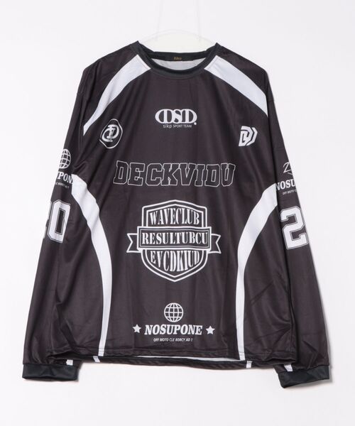 tシャツ モータースポーツスタイル ロングスリーブ T シャツ