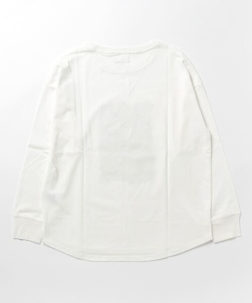 「FIL DE FER」 長袖カットソー FREE ホワイト×イエロー レディース_画像2