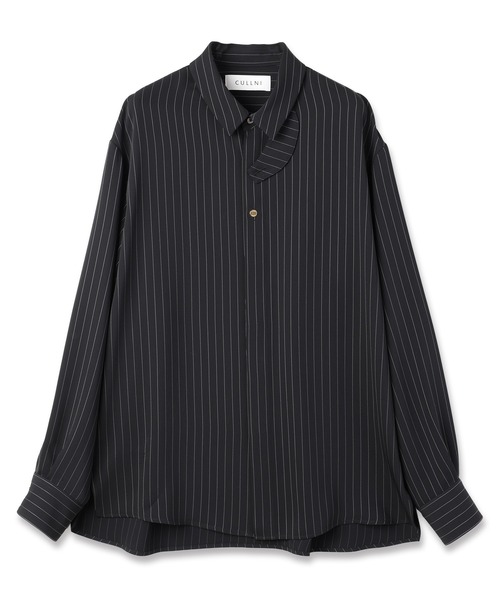 CULLNI ブラック長袖シャツ CULLNI（クルニ） 長袖シャツ 1 ブラック メンズ : ZOZOTOWN Yahoo!店
