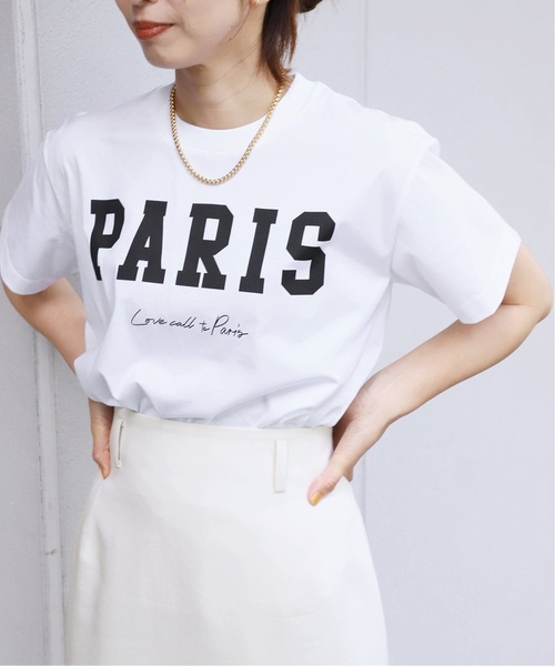 「VERMEIL par iena」 半袖Tシャツ - ネイビー レディース_画像7