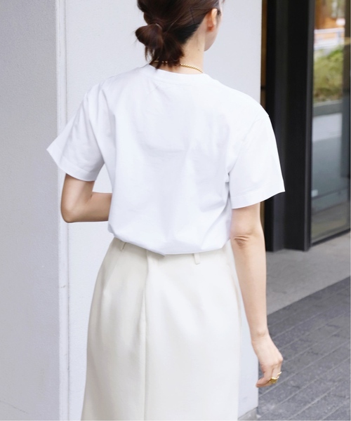 「VERMEIL par iena」 半袖Tシャツ - ネイビー レディース_画像8