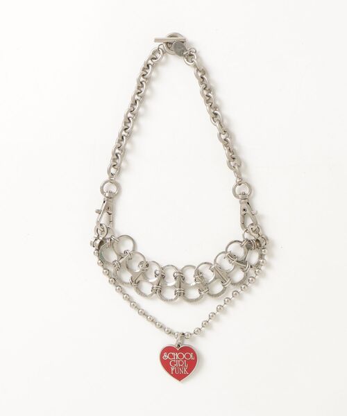 「HYSTERIC GLAMOUR」 ネックレス FREE シルバー レディース