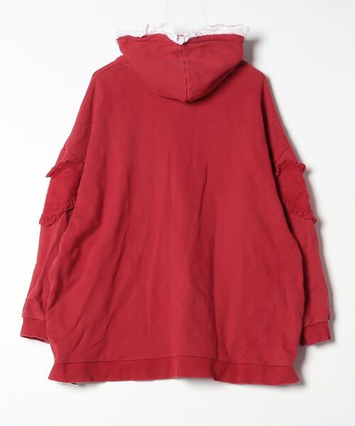 「Candy Stripper」 長袖ワンピース 2 レッド レディース_画像2