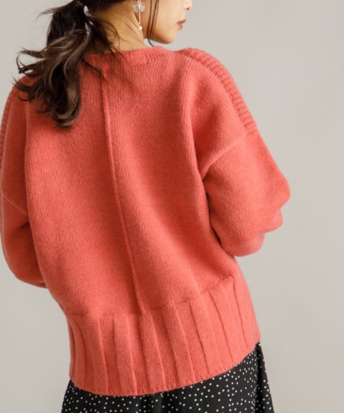 「Emma Taylor」 長袖ニット FREE グレー レディース_画像5