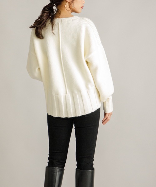 「Emma Taylor」 長袖ニット FREE グレー レディース_画像8