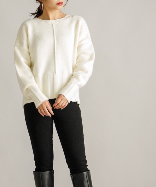 「Emma Taylor」 長袖ニット FREE グレー レディース_画像9