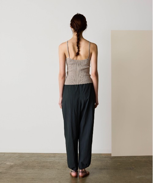 WALANCE（ワランス） キャミソール paper rib knit camisole