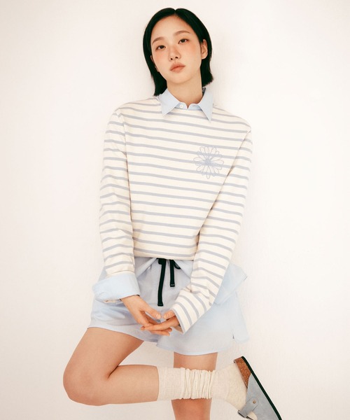 パンツ COTTON SHORTS CONTRAST WAISTBAND / コットン ショーツ コントラスト ウェストバンド レディース_14