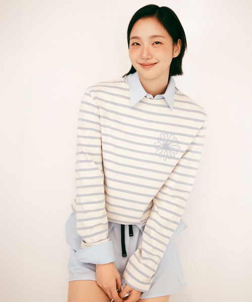 パンツ COTTON SHORTS CONTRAST WAISTBAND / コットン ショーツ コントラスト ウェストバンド レディース_15