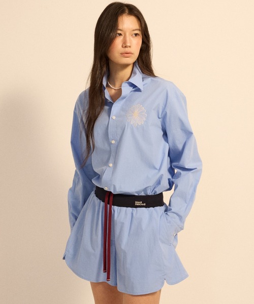 パンツ COTTON SHORTS CONTRAST WAISTBAND / コットン ショーツ コントラスト ウェストバンド レディース_5