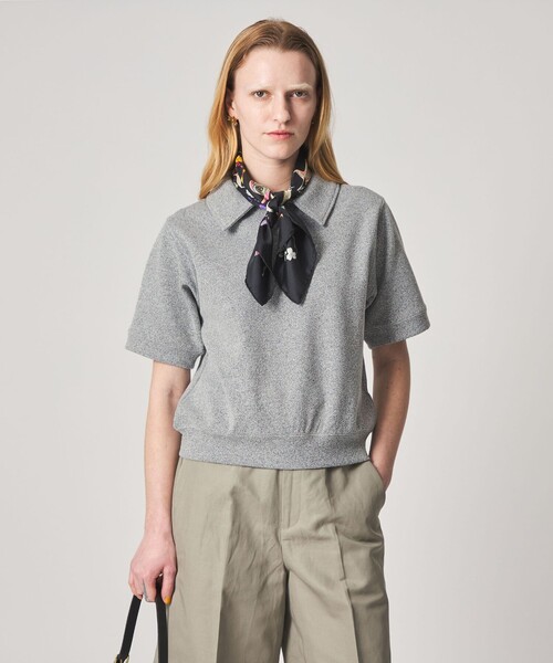 tシャツ 「Steven Alan」ブークレ ダンボール ワンボタン ハーフスリーブ プルオーバー レディースの画像