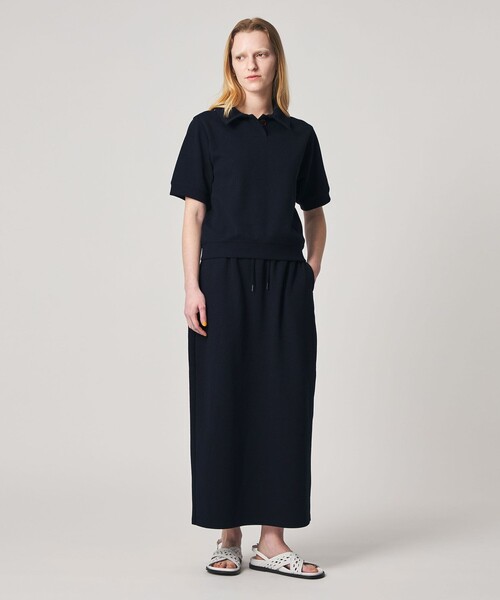 tシャツ 「Steven Alan」ブークレ ダンボール ワンボタン ハーフスリーブ プルオーバー レディースの画像