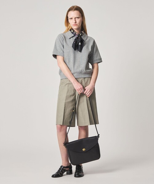 tシャツ 「Steven Alan」ブークレ ダンボール ワンボタン ハーフスリーブ プルオーバー レディースの画像