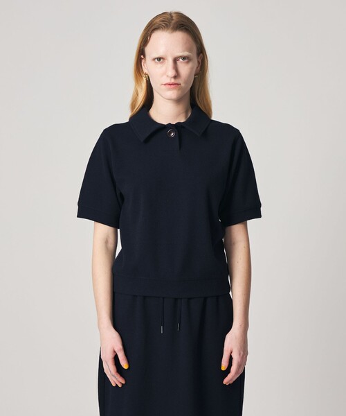 tシャツ 「Steven Alan」ブークレ ダンボール ワンボタン ハーフスリーブ プルオーバー レディースの画像