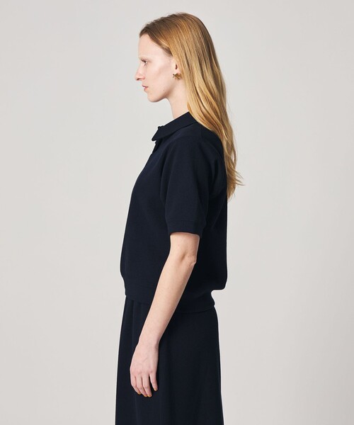 tシャツ 「Steven Alan」ブークレ ダンボール ワンボタン ハーフスリーブ プルオーバー レディースの画像