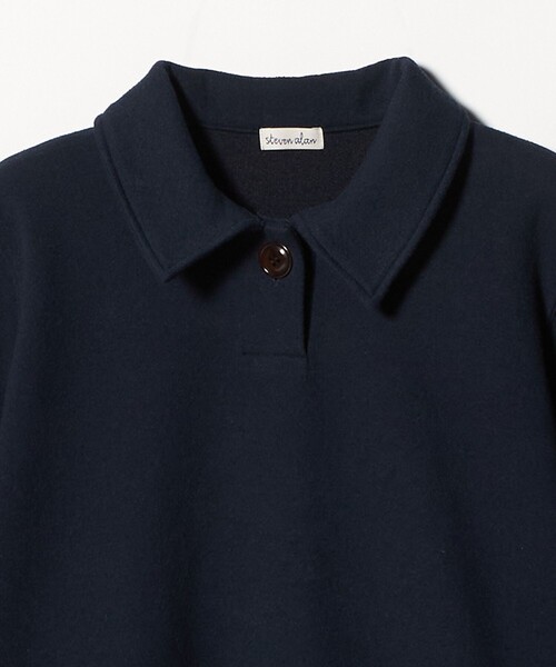 tシャツ 「Steven Alan」ブークレ ダンボール ワンボタン ハーフスリーブ プルオーバー レディースの画像