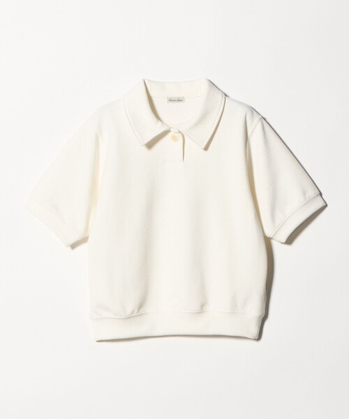 tシャツ 「Steven Alan」ブークレ ダンボール ワンボタン ハーフスリーブ プルオーバー レディースの画像