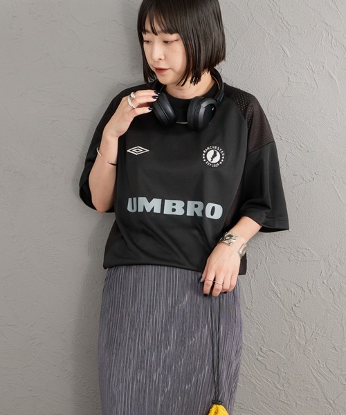 umbro（アンブロ） tシャツ 別注 メッシュ切り替え ゲームシャツ