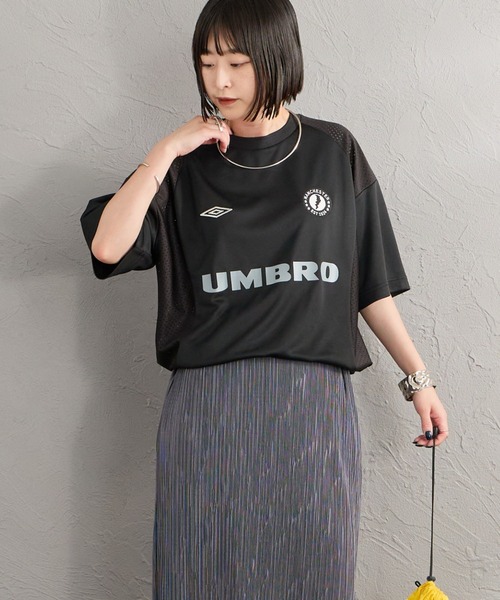 umbro（アンブロ） tシャツ 別注 メッシュ切り替え ゲームシャツ