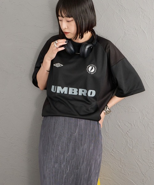umbro（アンブロ） tシャツ 別注 メッシュ切り替え ゲームシャツ