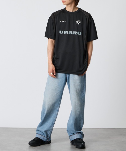umbro（アンブロ） tシャツ 半袖 別注 メッシュ切り替え ゲームシャツ