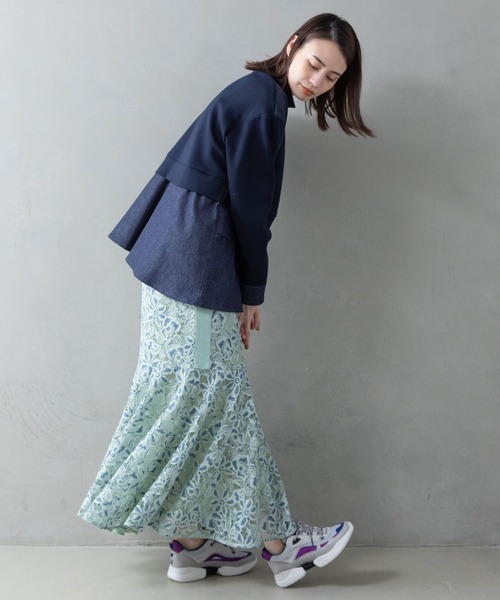 「MARECHAL TERRE」 長袖カットソー MEDIUM ブラック レディース_画像2