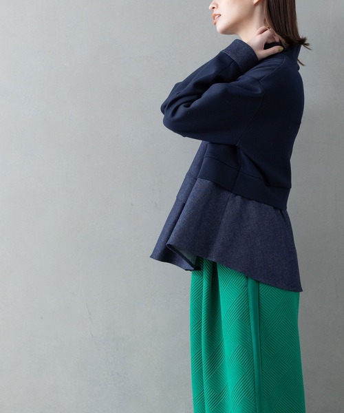 「MARECHAL TERRE」 長袖カットソー MEDIUM ブラック レディース_画像3