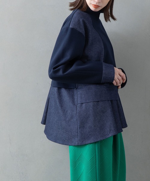 「MARECHAL TERRE」 長袖カットソー MEDIUM ブラック レディース_画像4