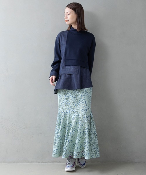 「MARECHAL TERRE」 長袖カットソー MEDIUM ブラック レディース_画像5