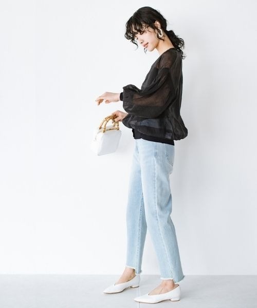 「ANNA LUNA」 カーディガン MEDIUM ベージュ レディース_画像5