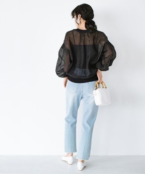 「ANNA LUNA」 カーディガン MEDIUM ベージュ レディース_画像7