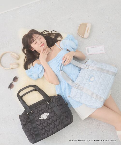 旅行かばん・小分けバッグ Melody MAJESTIC LEGON（マジェスティックレゴン） ボストンバッグ ハロー