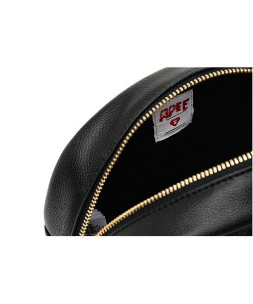 A BATHING APE（アベイシングエイプ） ポーチ QUILTED HEART MONOGRAM