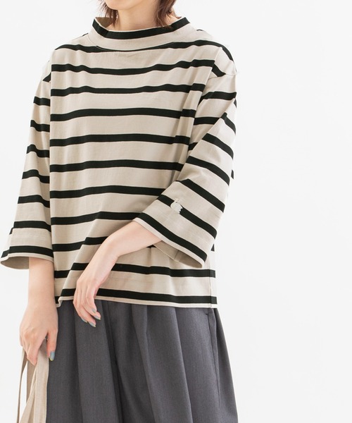 「nop de nod」 7分袖カットソー 3 ブルー レディース_画像9