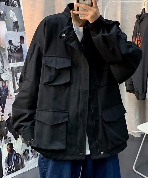 「NEW GENTLEMAN」 ブルゾン X-LARGE オリーブ メンズ_画像6
