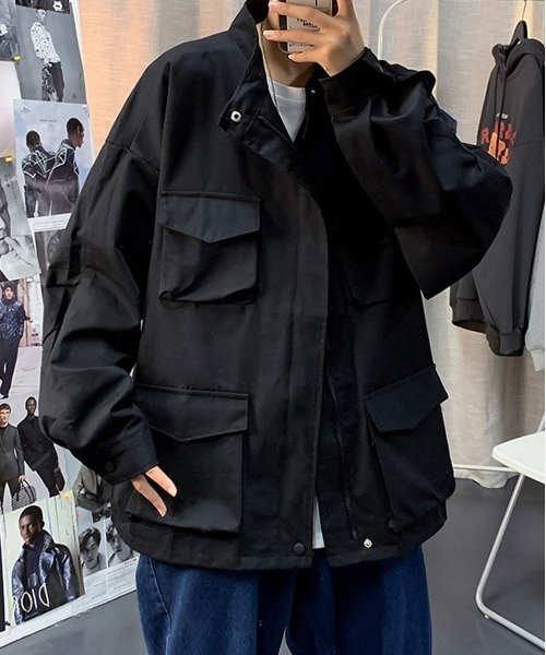 「NEW GENTLEMAN」 ブルゾン X-LARGE オリーブ メンズ_画像7