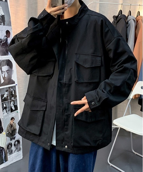 「NEW GENTLEMAN」 ブルゾン X-LARGE オリーブ メンズ_画像8