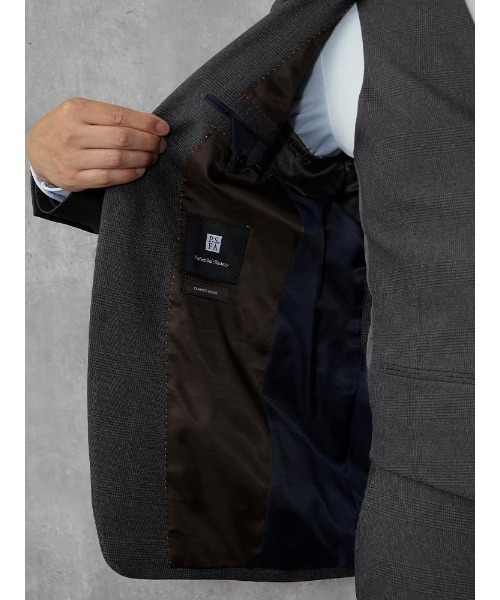 「Perfect Suit FActory」 3ピーススーツ AB5 チャコールグレー メンズの画像
