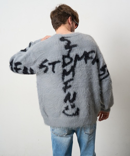 「STUD MUFFIN」 長袖ニット 3 ブラック メンズ_画像9