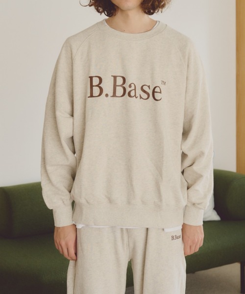 「BROKEN BASE」 スウェットカットソー MEDIUM ブラック メンズ_画像3