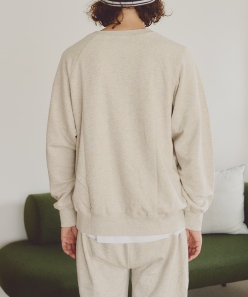 「BROKEN BASE」 スウェットカットソー MEDIUM ブラック メンズ_画像5