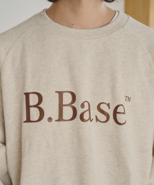 「BROKEN BASE」 スウェットカットソー MEDIUM ブラック メンズ_画像6