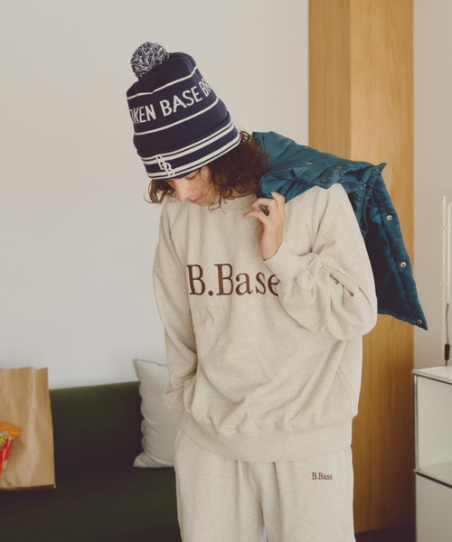 「BROKEN BASE」 スウェットカットソー MEDIUM ブラック メンズ_画像7