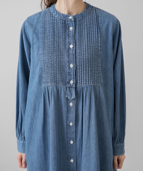 「URBAN RESEARCH Sonny Label」 長袖ワンピース FREE ライトインディゴブルー レディース_画像6