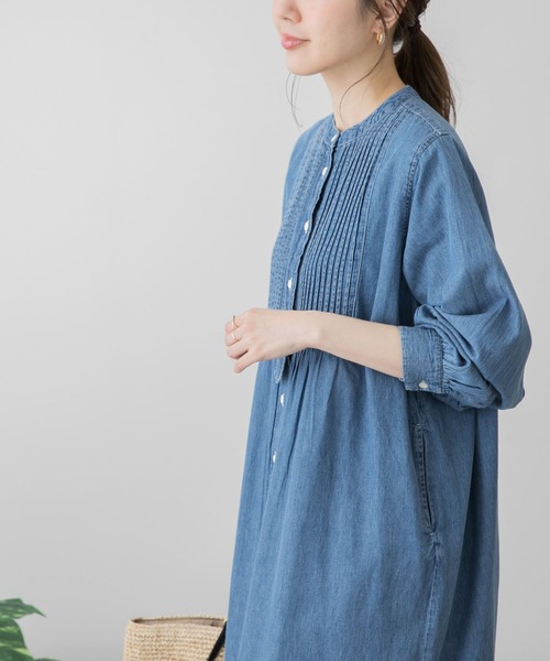 「URBAN RESEARCH Sonny Label」 長袖ワンピース FREE ライトインディゴブルー レディース_画像9