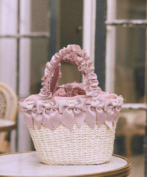 Maison de FLEUR（メゾンドフルール） ハンドバッグ フリルハンドル