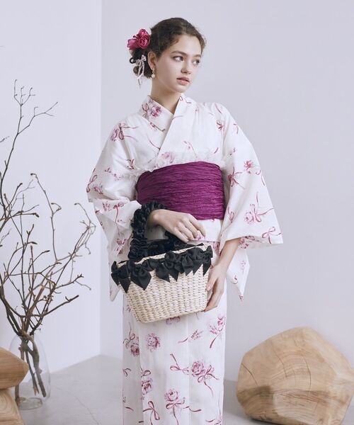 Maison de FLEUR（メゾンドフルール） ハンドバッグ フリルハンドル