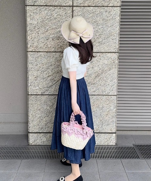 Maison de FLEUR（メゾンドフルール） ハンドバッグ フリルハンドル